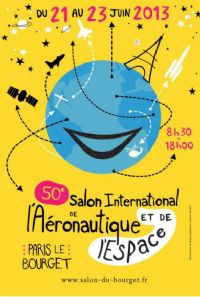 50ème salon international de l'aéronautique et de l'espace. Du 17 au 23 juin 2013 au Bourget. Seine-saint-denis. 